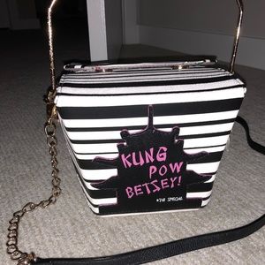 Betsey Johnson Chinese take out box purse
